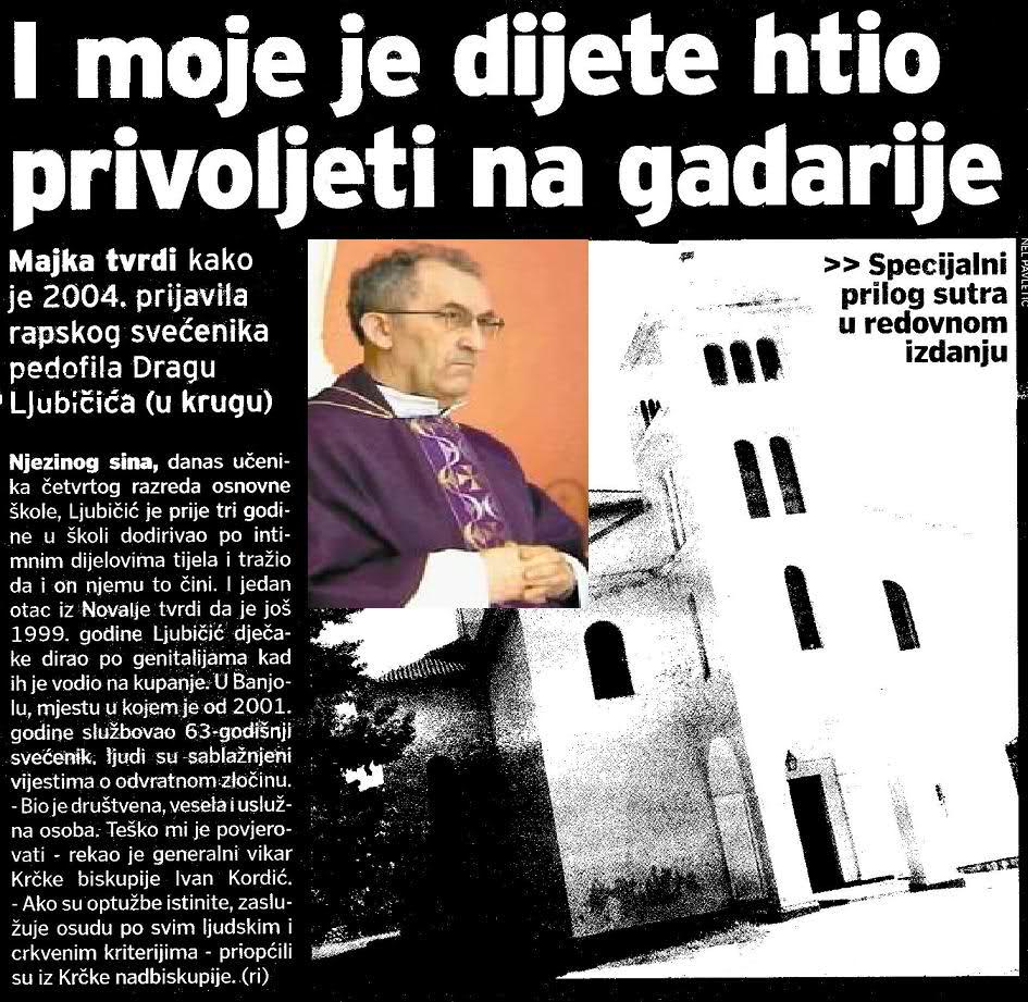 Kardinal-Josip-Bozanić-prikrivao-pedofiliju-od strane-svećenika-Drage-Ljubičića
