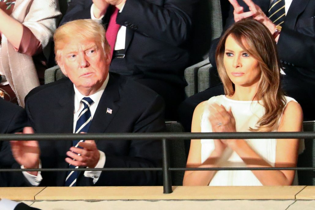 Donald Trump sa svojom prelepom suprugom Melaniom Trump